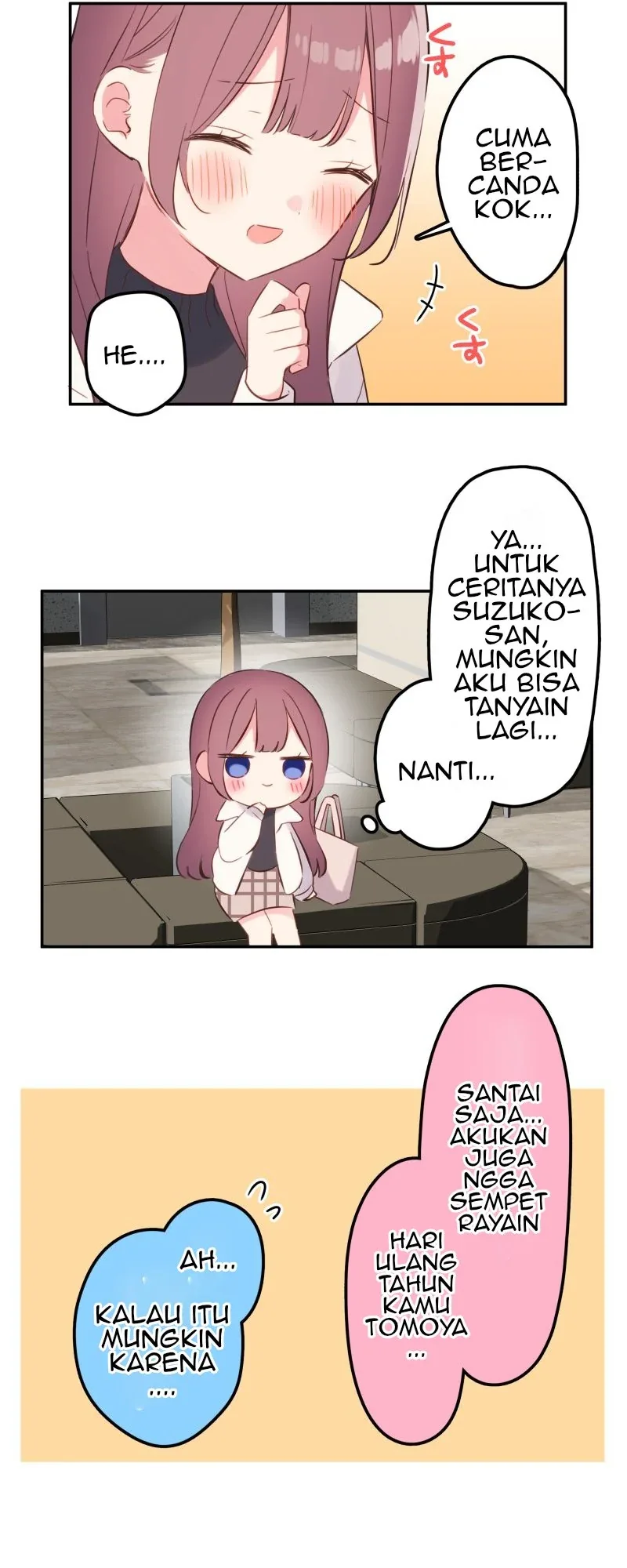Halaman 37 — Waka-chan Is Flirty Again Chapter 143