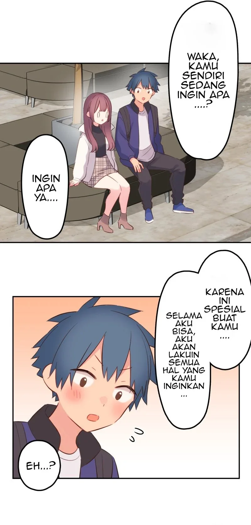 Halaman 39 — Waka-chan Is Flirty Again Chapter 143