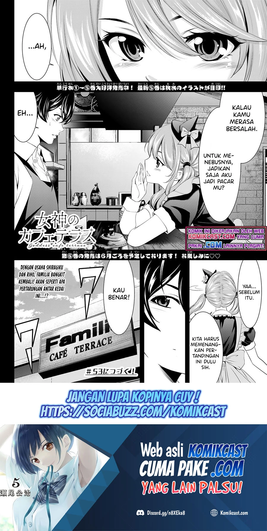 Halaman 18 — Megami no Café Terrace Chapter 52