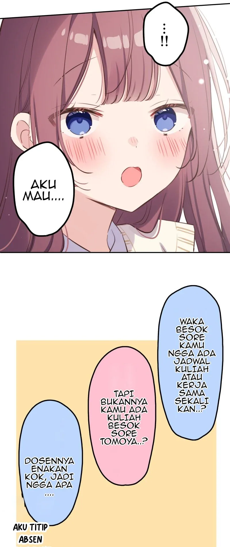 Halaman 37 — Waka-chan Is Flirty Again Chapter 196