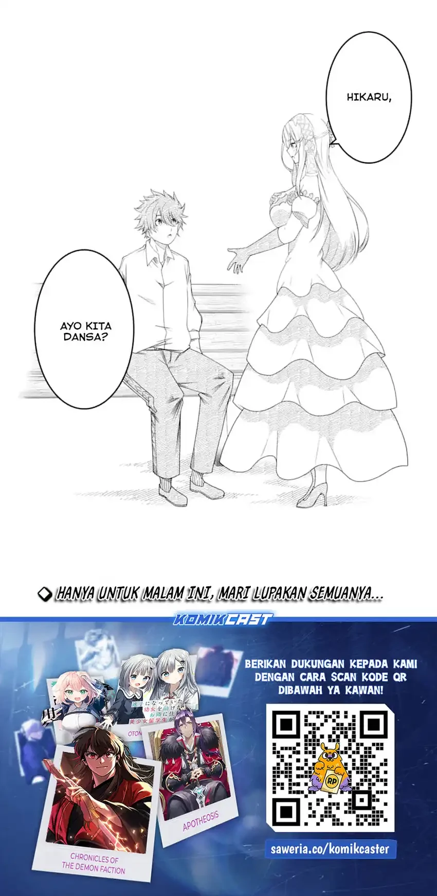 Halaman 23 — Ore ni wa Kono Kuragari ga Kokochi Yokatta: Zetsubou kara Hajimaru Isekai Seikatsu, Kami no Kimagure de Kyousei Haishinchuu Chapter 28