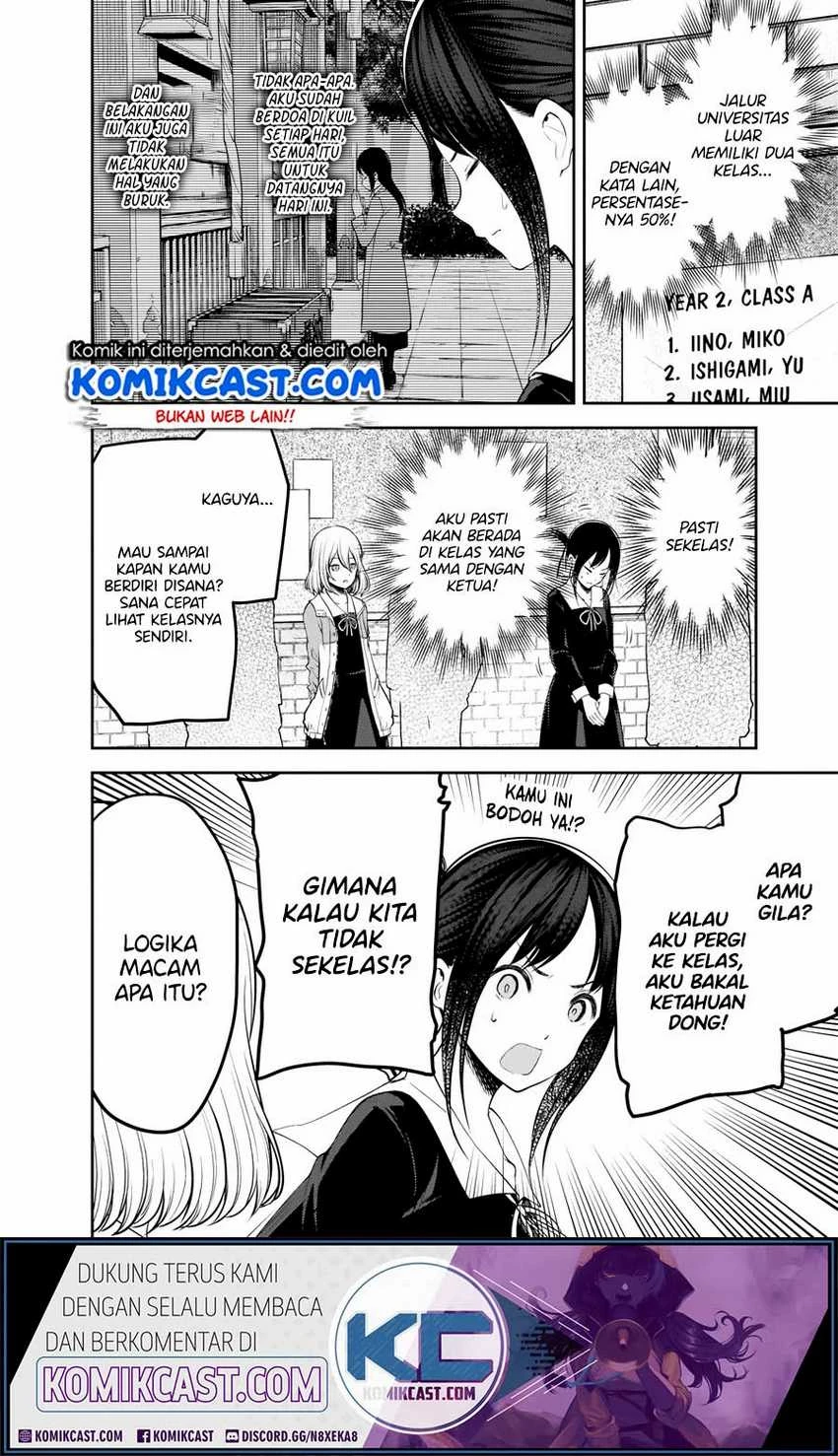 Halaman 3 — Kaguya-sama wa Kokurasetai: Tensai-tachi no Renai Zunousen Chapter 211