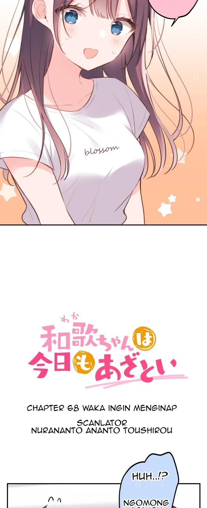 Halaman 3 — Waka-chan Is Flirty Again Chapter 68