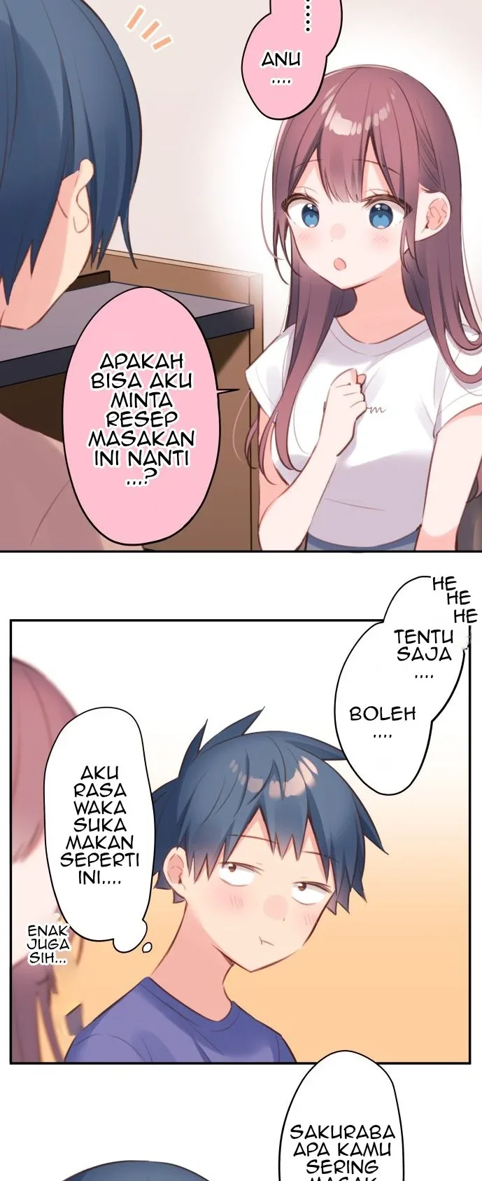 Halaman 12 — Waka-chan Is Flirty Again Chapter 68