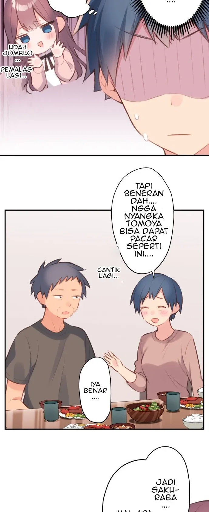 Halaman 17 — Waka-chan Is Flirty Again Chapter 68
