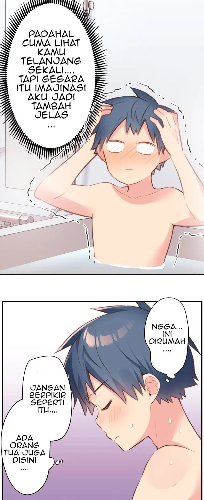 Halaman 35 — Waka-chan Is Flirty Again Chapter 68