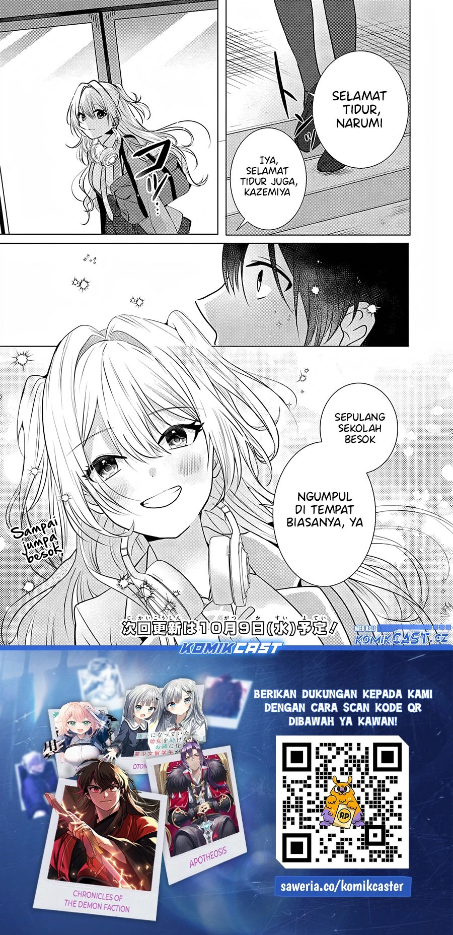 Halaman 37 — Houkago, Famiresu de, Class no Ano Ko to. Chapter 1