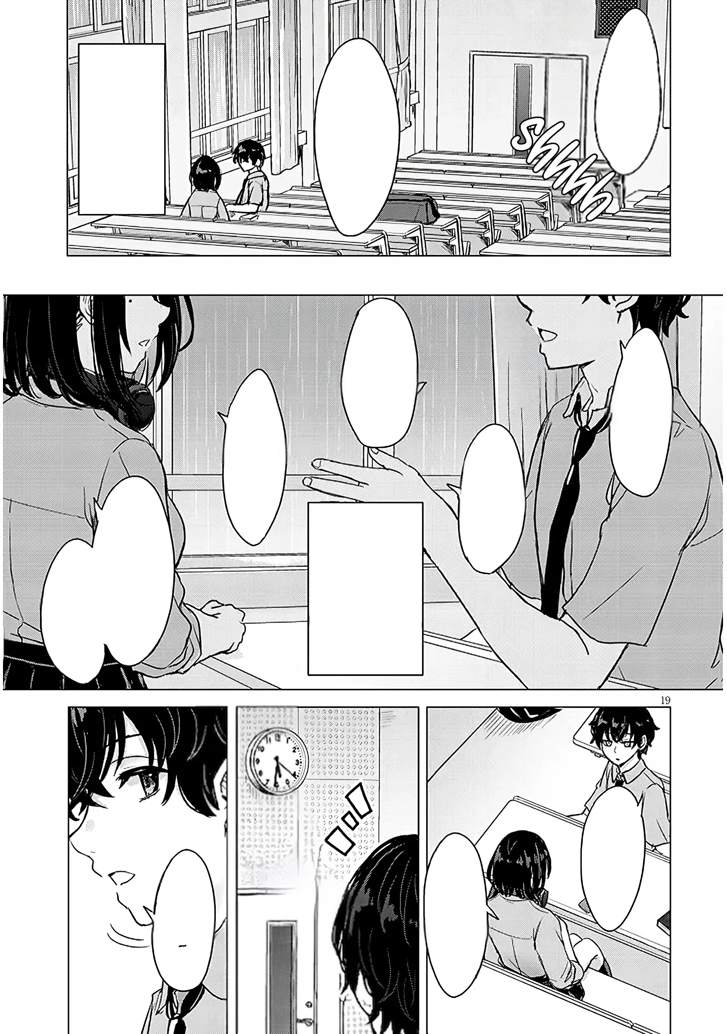 Halaman 19 — Amamori Junna wa Shitsudo ga Takai Chapter 1