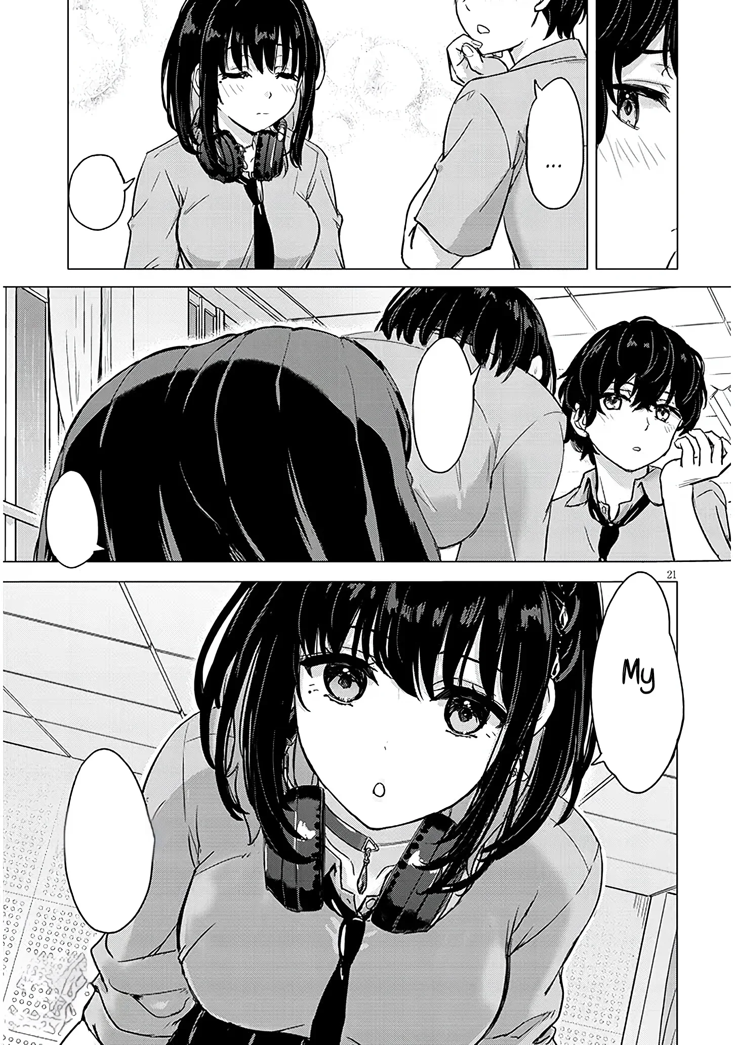 Halaman 21 — Amamori Junna wa Shitsudo ga Takai Chapter 1