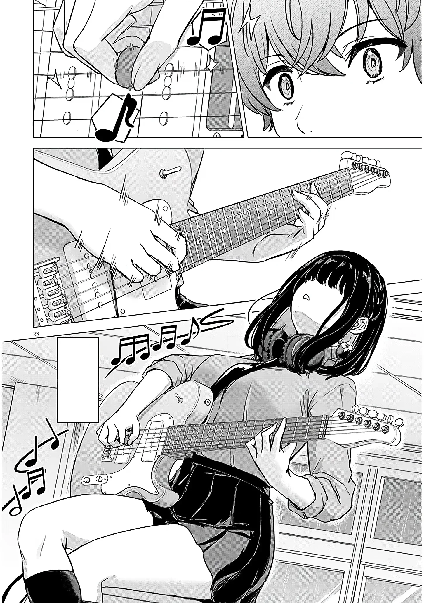 Halaman 28 — Amamori Junna wa Shitsudo ga Takai Chapter 1