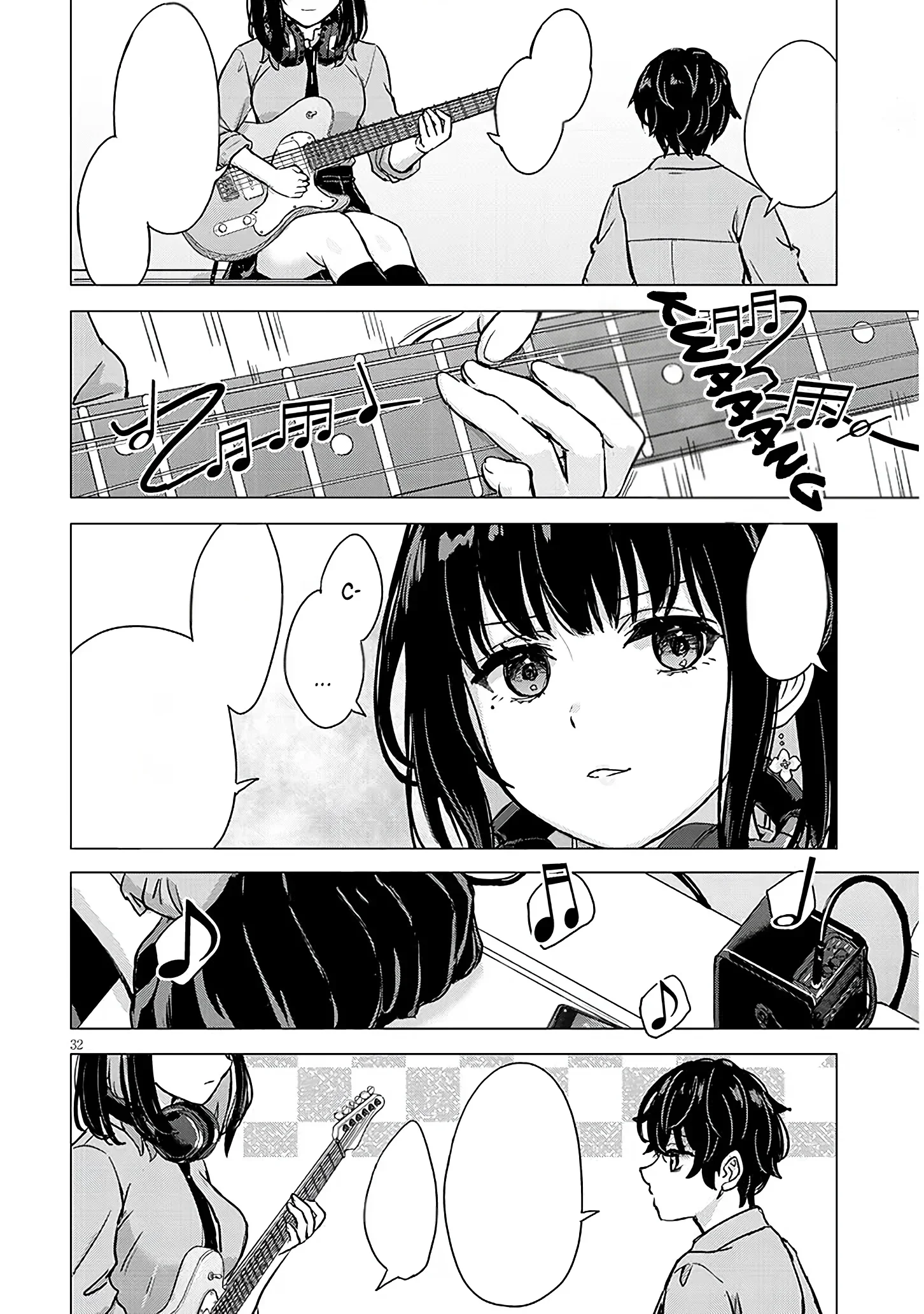 Halaman 32 — Amamori Junna wa Shitsudo ga Takai Chapter 1