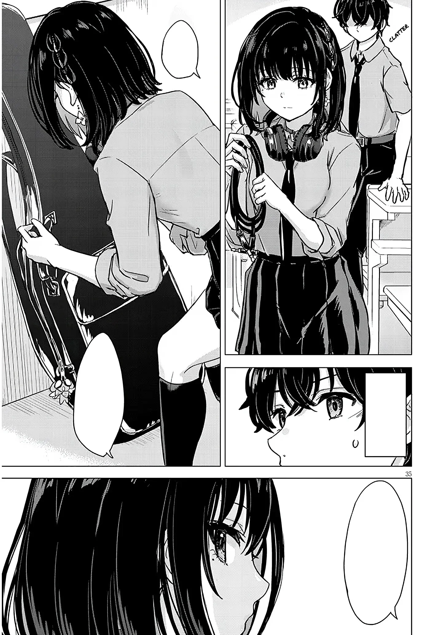 Halaman 35 — Amamori Junna wa Shitsudo ga Takai Chapter 1