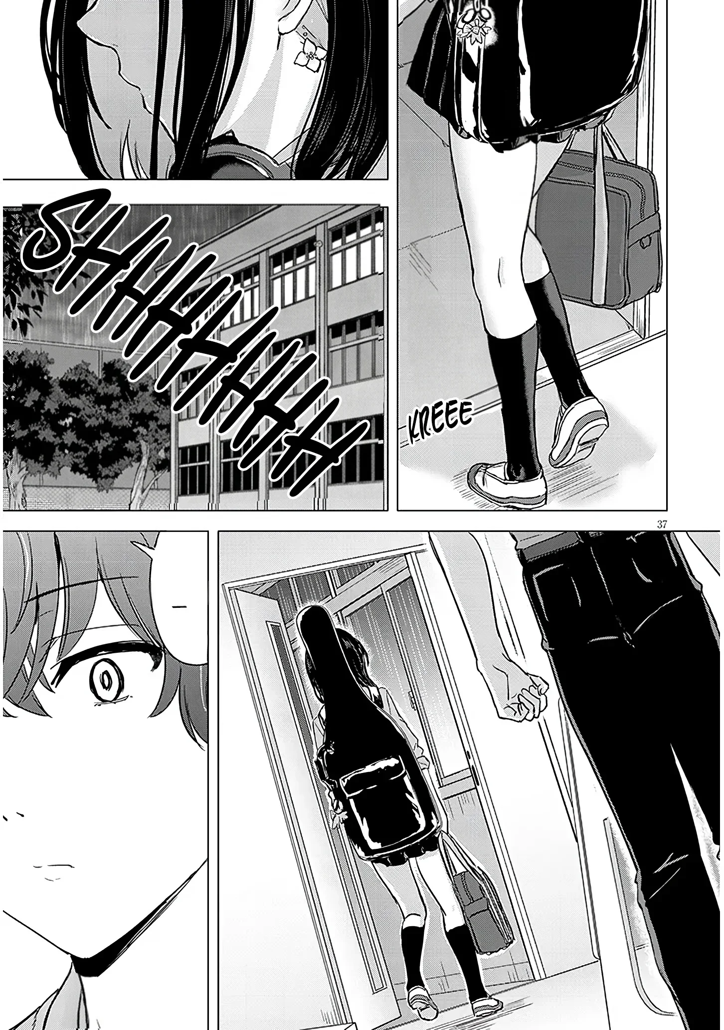Halaman 37 — Amamori Junna wa Shitsudo ga Takai Chapter 1